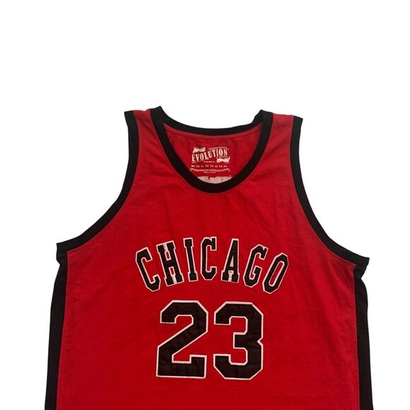 Evolution In Design Mens Sz 6X Chicago Bulls #23 Michael Jordan Greatest Tanktop - Picture 10 of 14